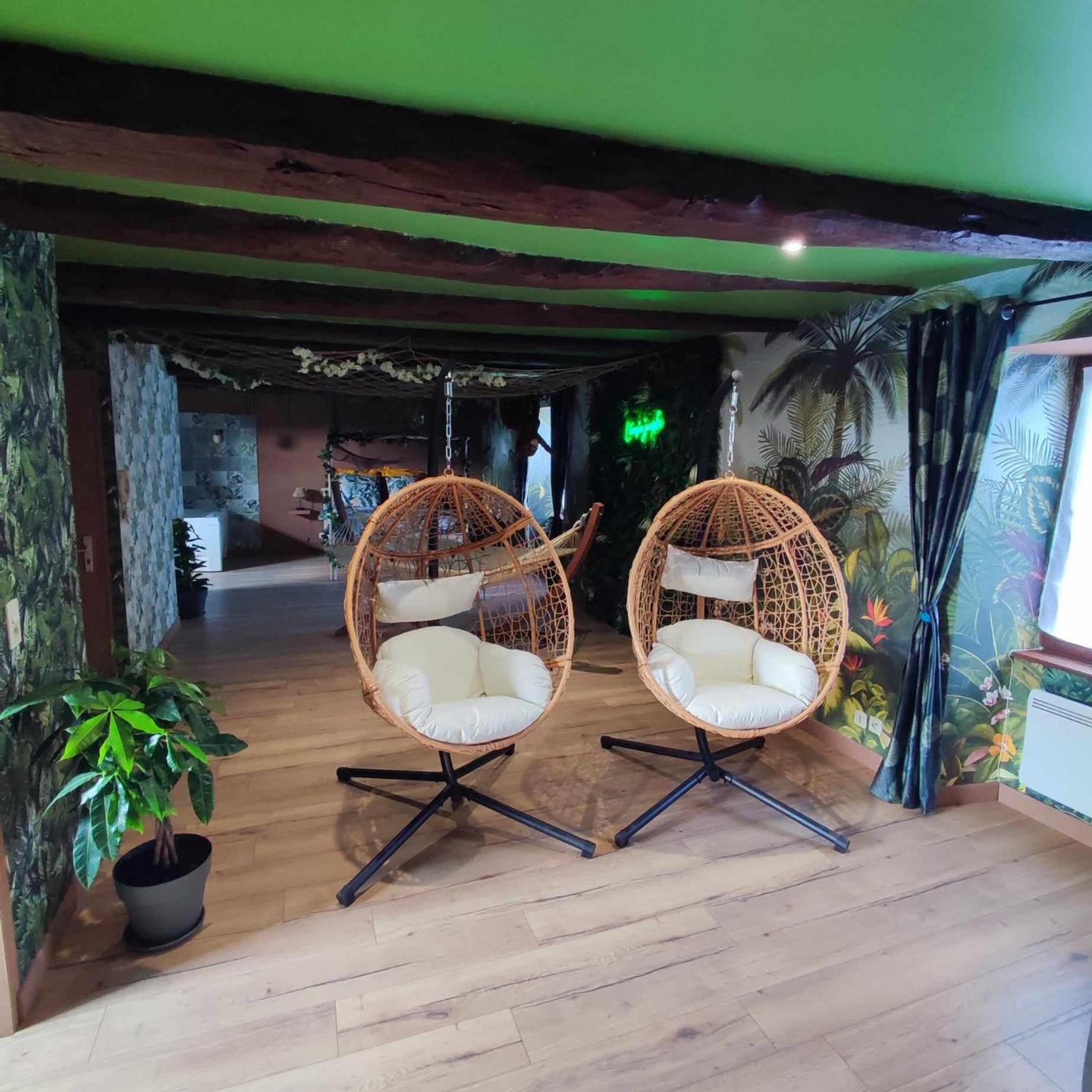 L'Evasion Jungle Apartment Saint-Pierre-de-Plesguen Exterior foto