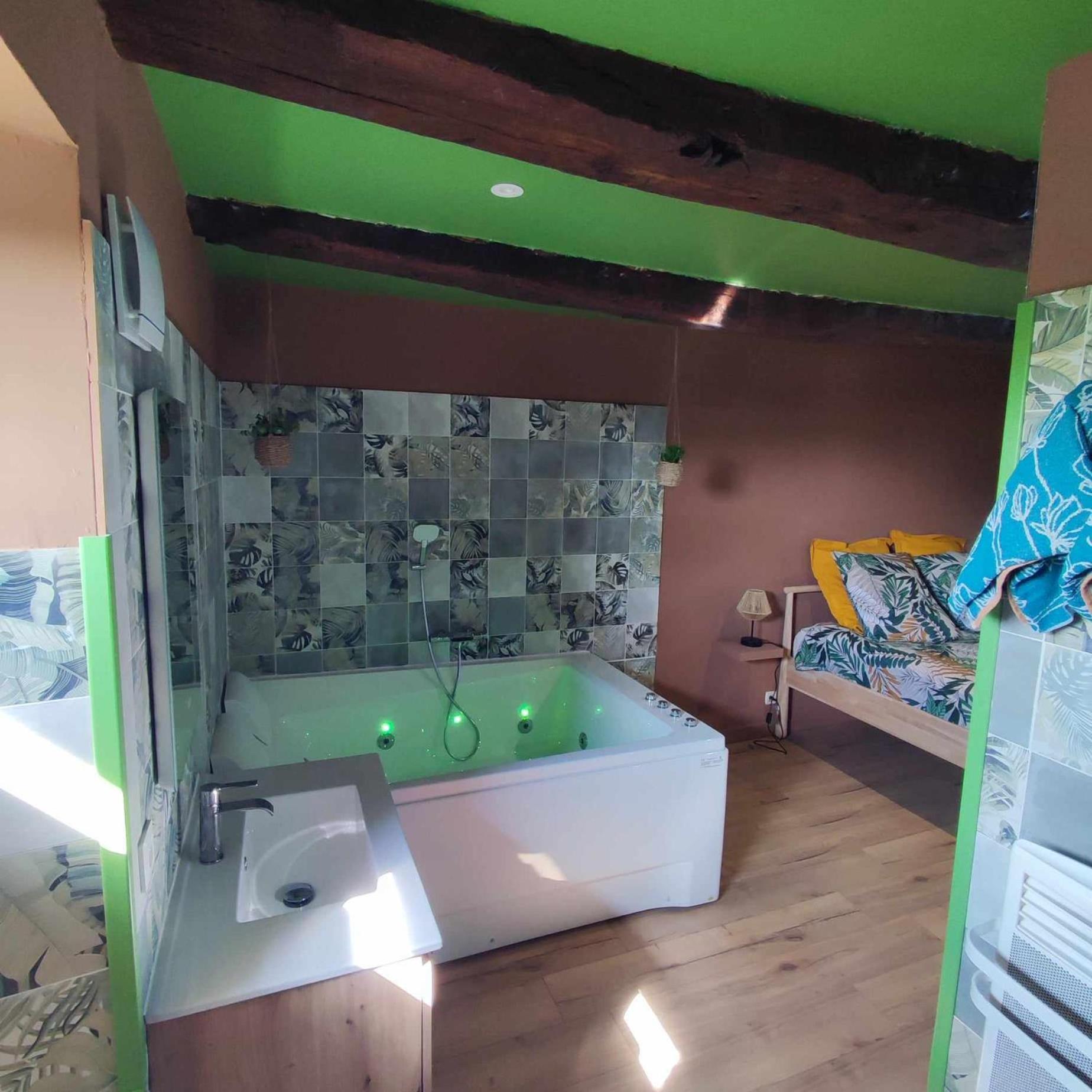 L'Evasion Jungle Apartment Saint-Pierre-de-Plesguen Exterior foto