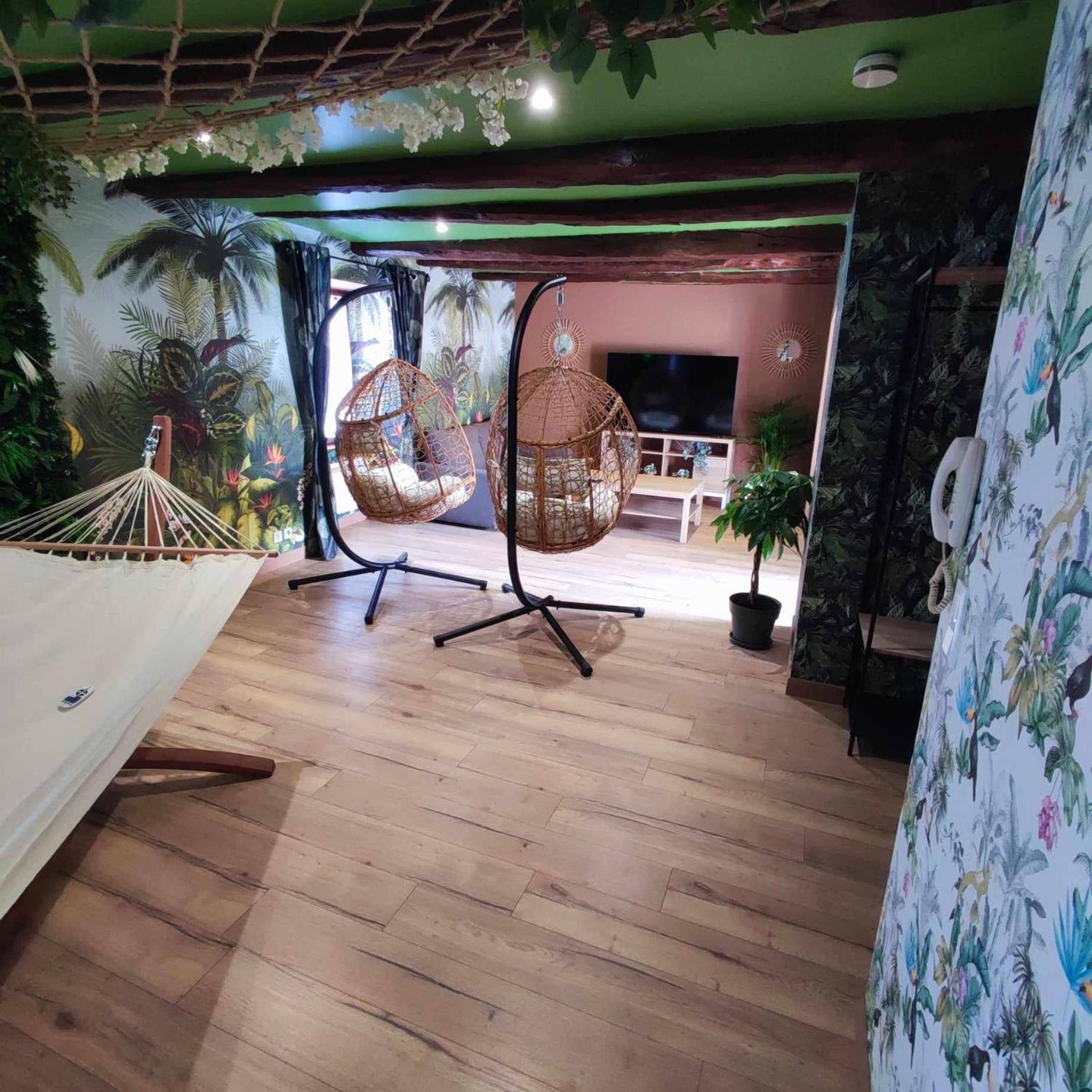 L'Evasion Jungle Apartment Saint-Pierre-de-Plesguen Exterior foto